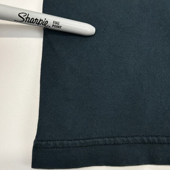 Vintage 90s Easyriders Magazine Henley T Shirt Mens Large Blue Biker Motorcycles - Picture 4 of 7